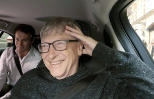 Bill Gates Autonomous Taxi In London